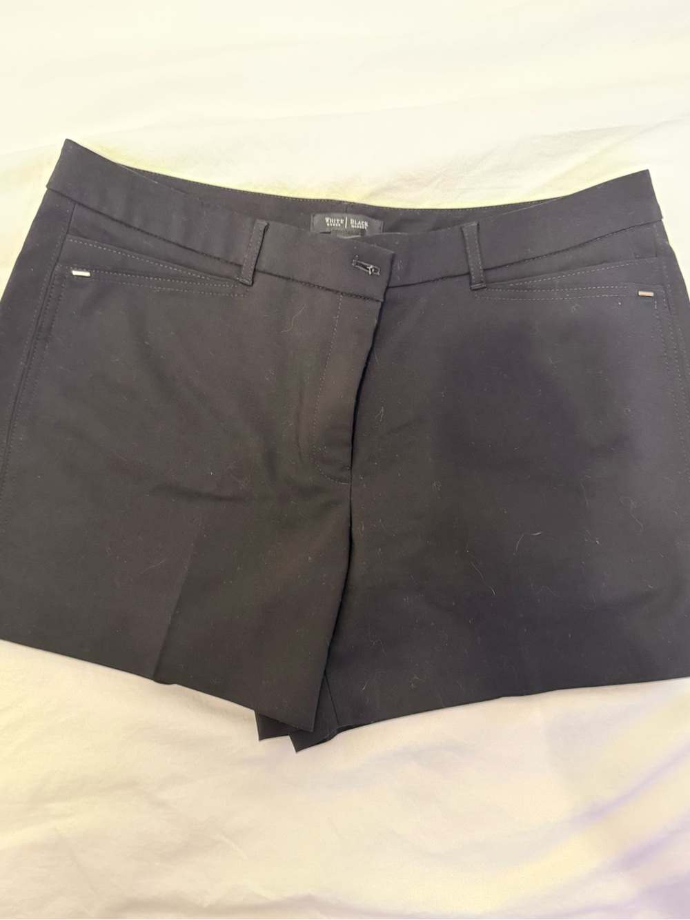 White House Black Market Black Women's Tailored Shorts size 14